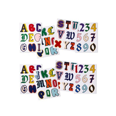 Alphanumeric Sticker Set - Rowing Blazers x Target