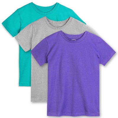 Mightly Boys & Girls 3pk Fair Trade Organic Cotton Classic Fit Tees