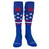 Mk Socks Patriot USA Flag Blue White Red Knee-High Long Sports Socks - 2 of 2