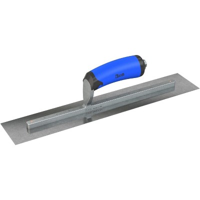 Bon Tool 67-233 Finish Trowel - Square - Car Steel - 16 X 3 - Comfort Grip