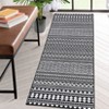 Geometric Rug for Living Room Washable Area Rugs, Non-Slip Bathroom Stain Resistant Floor Carpet - 3 of 4