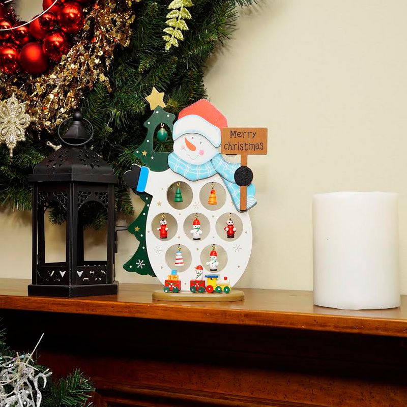 Northlight 10.25" Snowman Ornament Holder Christmas Decoration, 3 of 4