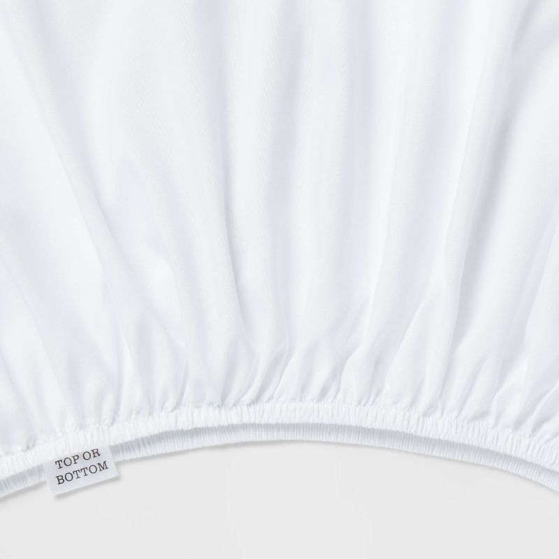 4pk King Fitted Sheet White - Room Essentials&#8482;, 4 of 5