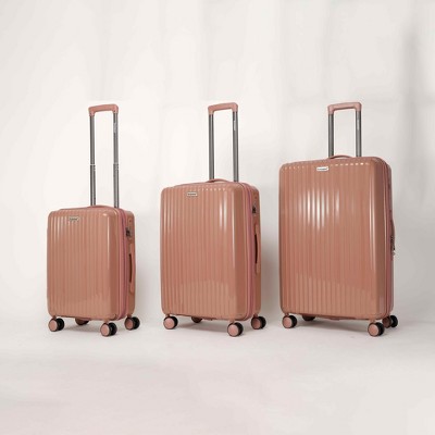 Coolife Luggage Sets 3 Piece,Luggage Set PP Material Travel Suitcase Set With Spinner Wheels for Men Women, 20''/24''/28''