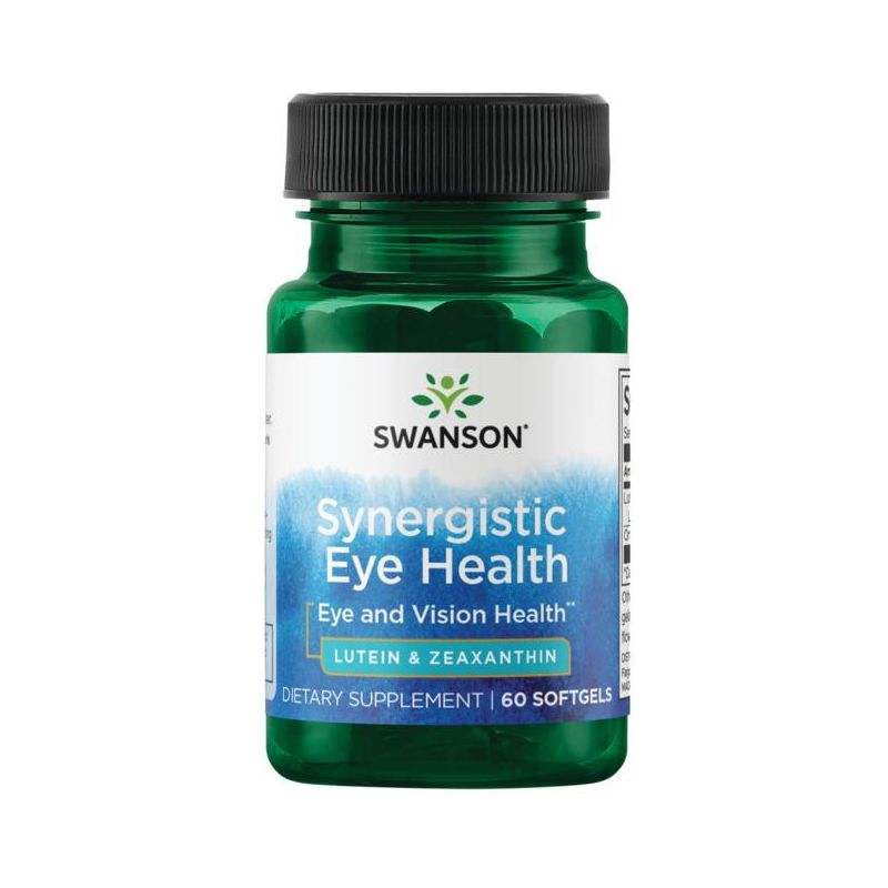 Swanson Herbal Supplements Synergistic Eye Health - Lutein & Zeaxanthin Softgel 60ct, 1 of 7