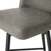 Dyonery Counter Height Bar Stools Set of 2/3,26" Height Upholstered Swivel Bar Stools with Back and with Footrest,Bar Stools for Kitchen Stool Chairs - 3 of 4