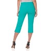 Rekucci Women's Pull-On Mid-Rise Straight-Leg Capri Pants with Tummy Control and Hidden Pocket - 3 of 4