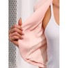 INSPIRE CHIC Women's 3/4 Sleeve Collarless Open Front 2026 Elegant Cocktail Bolero Cardigan - 4 of 4