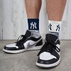 MLB New York Yankees Youth Quarter Socks - 2pk: Cushioned Heel & Toe, Team Logo Design - 4 of 4