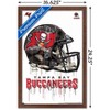 Trends International NFL Tampa Bay Buccaneers - Drip Helmet 20 Framed Wall Poster Prints - 3 of 4