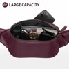 Unique Bargains Soft PU Leather Travel Hiking Running Crossbody Waist Pack - 4 of 4