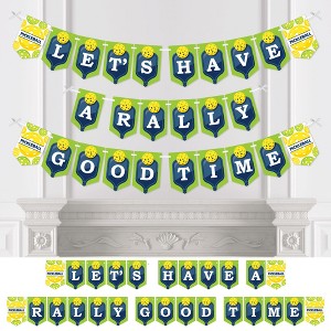 Big Dot of Happiness Let’s Rally - Pickleball - Birthday or Retirement Party Bunting Banner - Party Decorations - Let's Have A Rally Good Time - 1 of 4