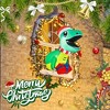 Costway 3.3' Christmas Inflatable Dinosaur Broke Out from Window Hanging Window Dinosaur - 4 of 4