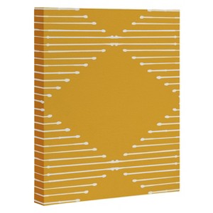 Summer Sun Home Art Geo Unframed Wall Canvas Yellow - Deny Designs - 1 of 4