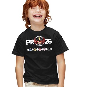 Boys' Short Sleeve Power Rangers Megazord 25 T-Shirt - 1 of 4