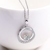 Gala Infinity Pendant Necklace Womens Sterling Silver CZ Ginger Lyne Collection - 3 of 4
