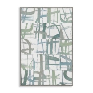 Stupell Industries Contemporary Linear Harmony Framed Giclee Art - 1 of 4
