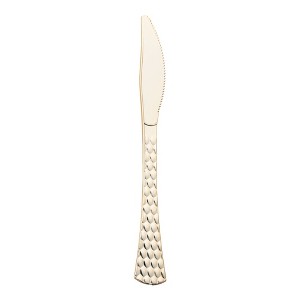 Smarty Had A Party Shiny Gold Glamour Cutlery Plastic Knives - 600 pcs - 1 of 4