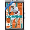 Trends International NFL Miami Dolphins - De'Von Achane 25 Framed Wall Poster Prints - 3 of 4