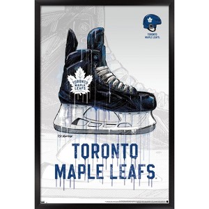 Trends International NHL Toronto Maple Leafs - Drip Skate 20 Framed Wall Poster Prints - 1 of 4