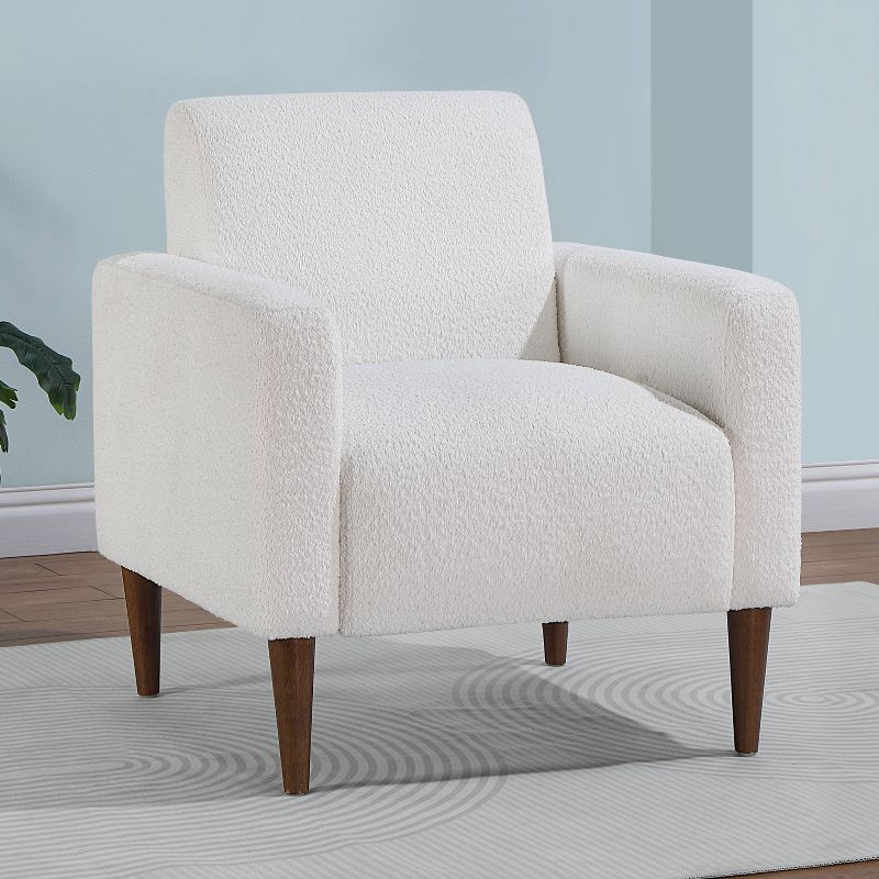 Comfort Pointe Cumulus Modern Arm Chair White, 3 of 15