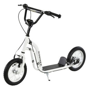 Maggift Kick Scooters Youth Scooter Front and Rear Caliper Dual Brakes Inflatable Front Wheel Ride on Toy for Age 5+, White, 47.25"*22.75"*33.5" - 1 of 4