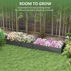 Cesicia 8' x 2' ft Wooden Raised Garden Bed Kit, Patio Elevated Planter Box for Vegetables, Herbs, Flowers, Gray - 4 of 4