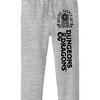 Bioworld Dungeons & Dragons Natural Twenty Crit Graphic with Logo Youth Athletic Heather Gray Jogger Pants - 2 of 2