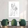 iCanvas French Bulldog with One Line by Dane Khy Canvas Print Wall Art - 3 of 3
