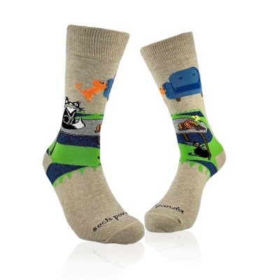 Bad Cats Socks from the Sock Panda (Women's Sizes Adult Medium)