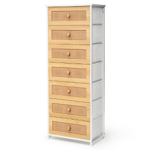 Pellebant Slim Tall Vertical 7-Drawer Chest Dresser - 1 of 4
