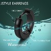 4 Pairs Hypoallergenic Stainless Steel Earrings: 18G Stud & Huggie Hoop Set for Sensitive Ears - 2 of 4