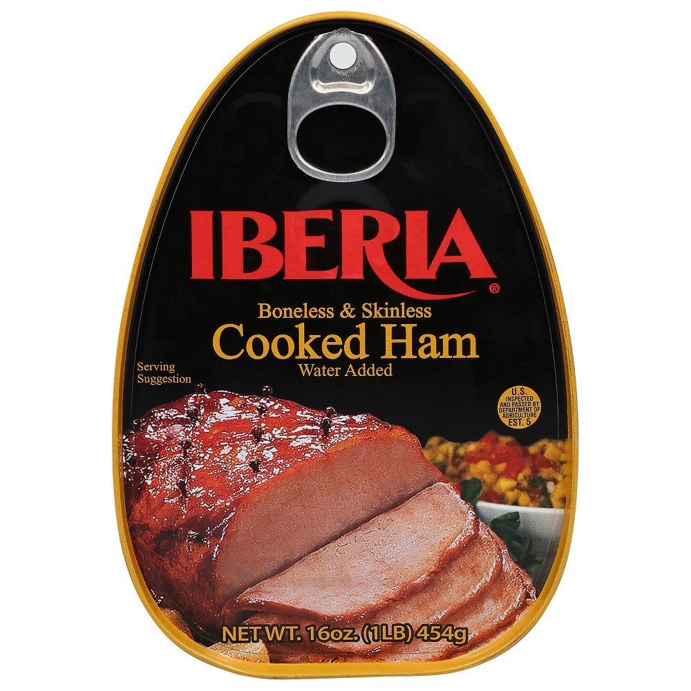 Iberia Boneless & Skinless Cooked Ham - 16oz