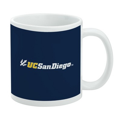 UC San Diego Tritons Logo Ceramic Coffee Mug Novelty Gift Mugs for Coffee Tea and Hot Drinks 11oz White