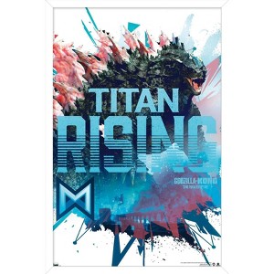 Trends International Godzilla x Kong: The New Empire - Titan Rising Framed Wall Poster Prints - 1 of 4