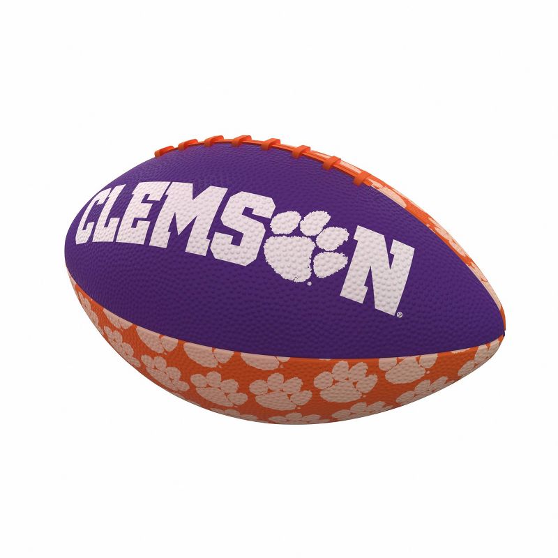 NCAA Clemson Tigers Mini-Size Rubber Football, 1 of 4