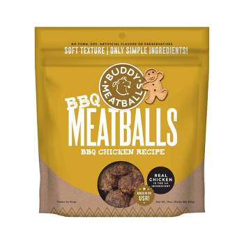 Buddy Biscuits Meaty Meatball Bites with BBQ Chicken Dog Treat - 10oz