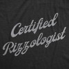 Mens Funny T Shirts Certified Rizzologist Sarcastic Graphic Novelty charm Tee For Men - Crazy Dog Men's T Shirt - 2 of 4