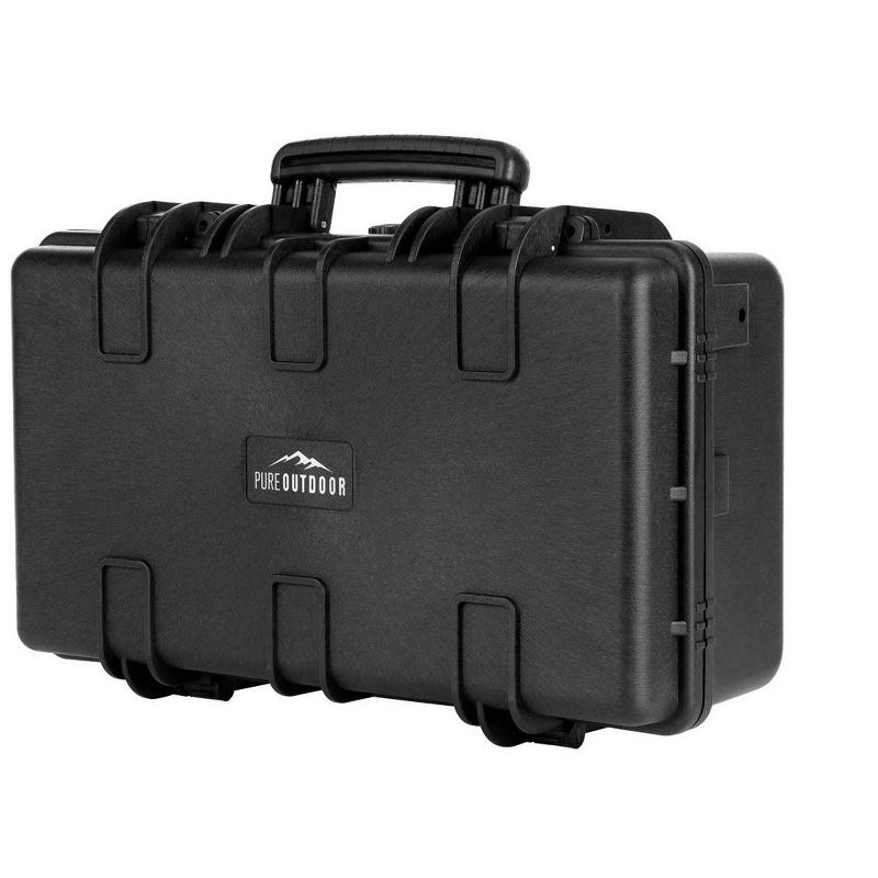 Monoprice Weatherproof Hard Case - 22in x 14in x 8in With Customizable Foam, IP67, Shockproof, Customizable Name Plate, 1 of 7