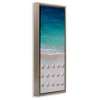 Stupell Industries Aerial Umbrellas on Beach Coast, 15" x 31" - 3 of 4