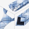 INSPIRE CHIC Plaid Woven Self-tied Striped Skinny Necktie 2.8" for College Graduation Campus 1 Pc - 3 of 4