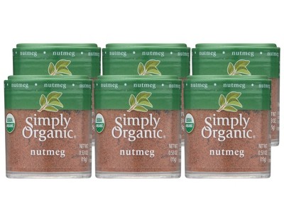 Simply Organic - Nutmeg - Organic - Ground - Case of 6/.53 oz