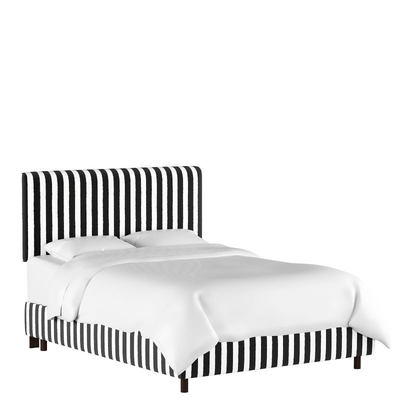 Skyline Furniture Olivia Striped Upholstered Bed, 3 of 6