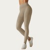 Anna-Kaci Active Women's Seamless High Waist Leggings with Sculpting Fit and Compression Support - 4 of 4