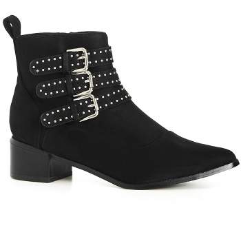 Women's WIDE FIT Bexley Ankle Boot - black | CITY CHIC