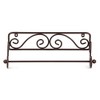Home Basics Scroll Collection Steel Wall Mounted Paper Towel Holder, Bronze - 4 of 4