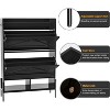 Shoe Cabinet, Shoe Rack with 2 Flip Drawers, Freestanding Shoe Storage Cabinet for Entryway - 4 of 4