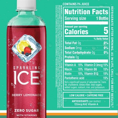 Sparkling Ice Lemonade Variety Pack - 12pk/17 fl oz Bottles