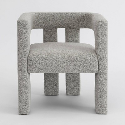 Set of 2 24" Wide Boucle Upholstered Armchair - Kinwell
