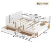 Racxily Platform Bed with Storage Drawers, Solid Wood Beds Frame with Bed Guardrail, Small Shelf, and Hooks, No Box Spring Needed - 4 of 4